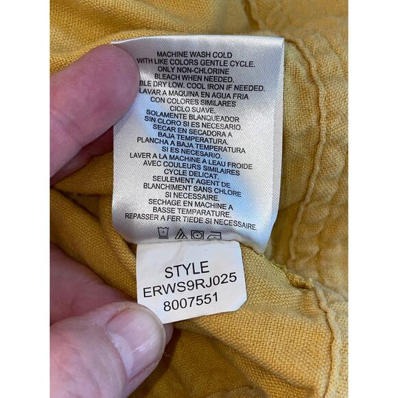 Ellen Tracy Linen Blend Jacket - Women's Size‎ 1X - Warm Gold Color - Picture 9 of 9